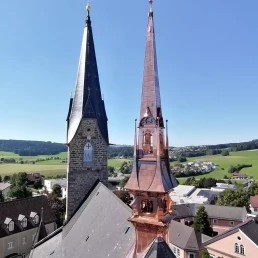 Restaurierter Wandlungsturm Pfarrkirche Bad Leonfelden